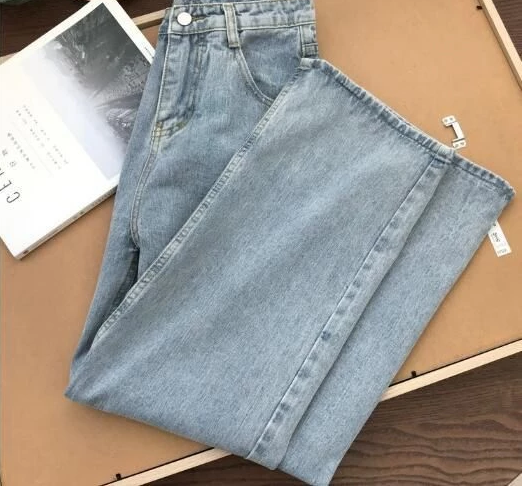 streetwear high waist women's fashion jeans woman girls women wide leg pants trousers female jean femme denim bagge mom jeans