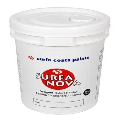 Textured Wall Texture Surfa Coats Paints, For Spray, Packaging Type: Bucket
