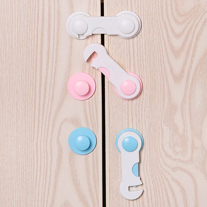 5 Pcs Baby Drawer Lock Children Security Protection Cabinet s Straps Toddler Child Safety Equipment Refrigerator Closet